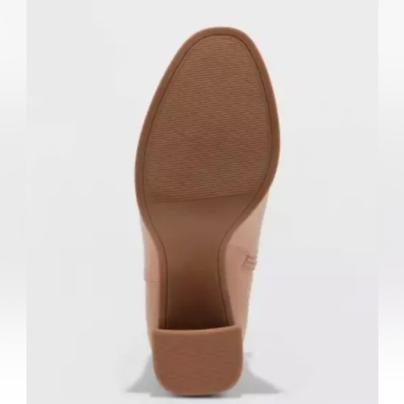 A New Day Janelle Dress Boots Women's Size 11 Tan Side Zip Booties NWT - Picture 6 of 6